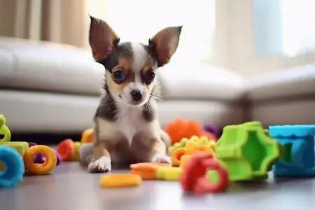 Brinquedos a vontade para cachorro agitado