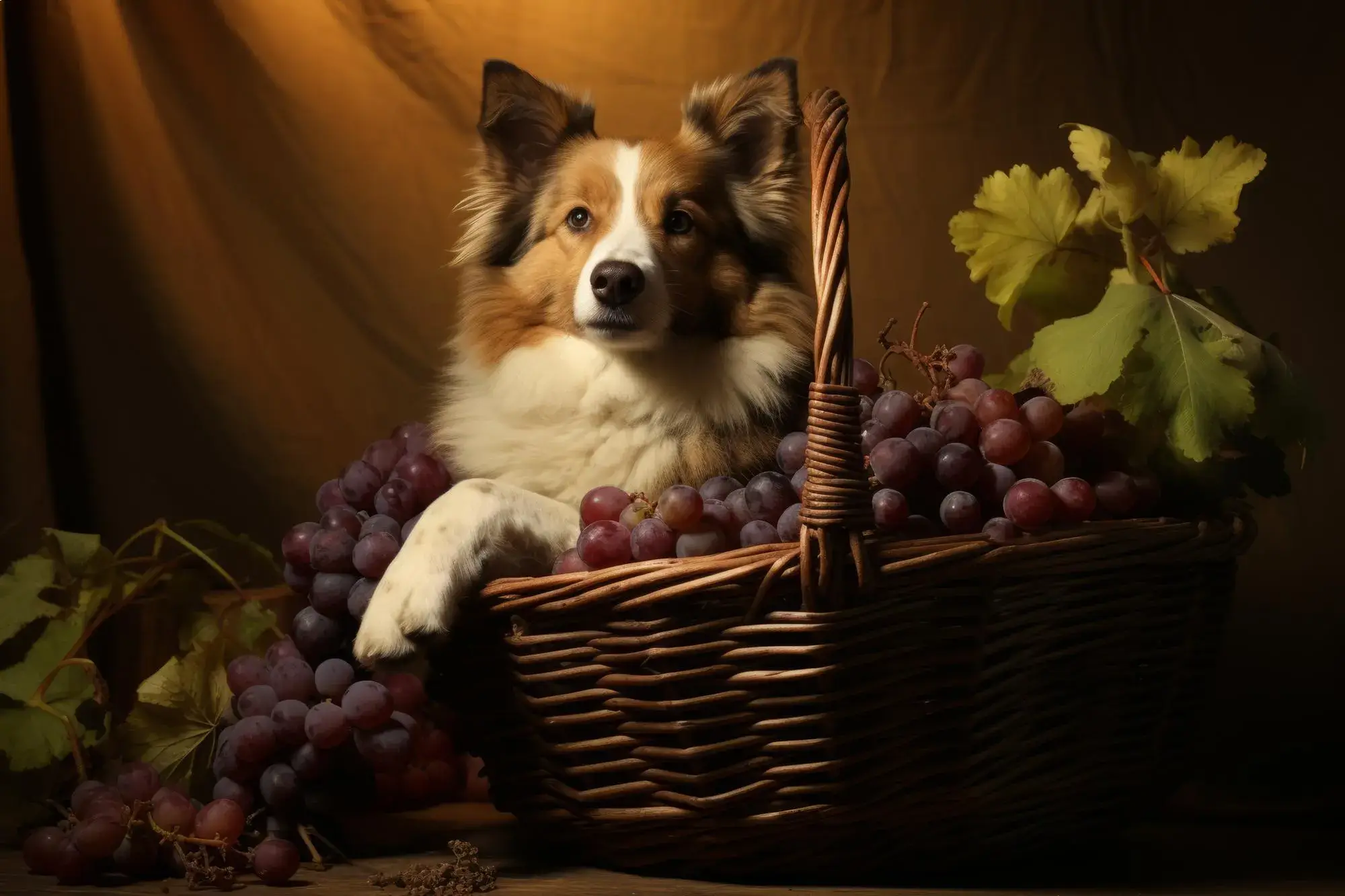 Cachorro pode comer uva